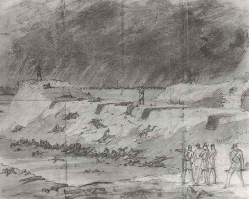  The Appearance of the Ditch the Morning after the Assault on Fort Wagner,July 19